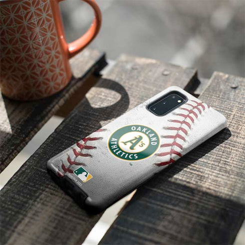 MLB Oakland Athletics Game Ball Galaxy S20 Pro Case
