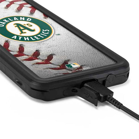 MLB Oakland Athletics Game Ball Galaxy S20 Waterproof Case