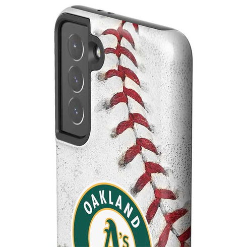 MLB Oakland Athletics Game Ball Galaxy S21 5G Pro Case