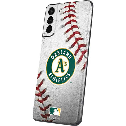 MLB Oakland Athletics Game Ball Galaxy S21 5G Skin