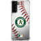 MLB Oakland Athletics Game Ball Galaxy S21 Plus 5G Clear Case