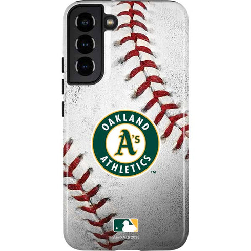 MLB Oakland Athletics Game Ball Galaxy S22 Plus Pro Case