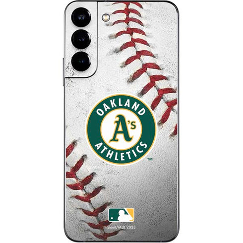 MLB Oakland Athletics Game Ball Galaxy S22 Plus Skin