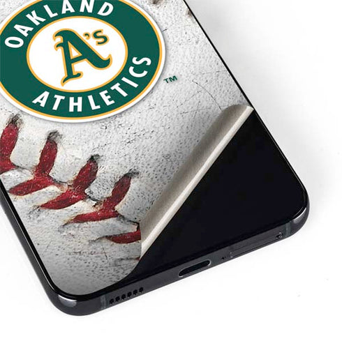 MLB Oakland Athletics Game Ball Galaxy S22 Skin