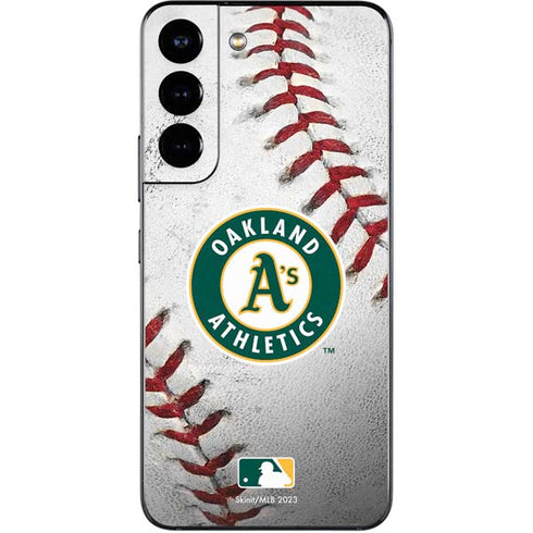 MLB Oakland Athletics Game Ball Galaxy S22 Skin