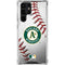 MLB Oakland Athletics Game Ball Galaxy S22 Ultra Clear Case