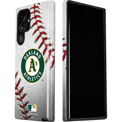 MLB Oakland Athletics Game Ball Galaxy S22 Ultra Pro Case