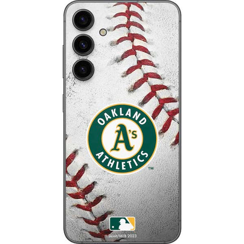MLB Oakland Athletics Game Ball Galaxy S23 FE Skin