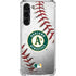 MLB Oakland Athletics Game Ball Galaxy S23 Plus Clear Case