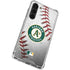 MLB Oakland Athletics Game Ball Galaxy S23 Plus Clear Case