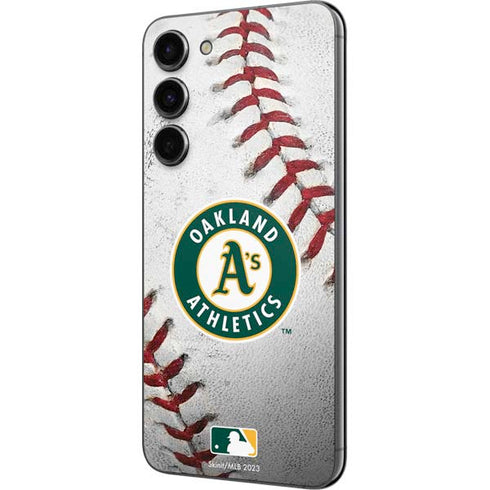MLB Oakland Athletics Game Ball Galaxy S23 Plus Skin