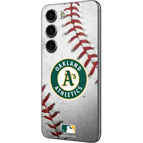 MLB Oakland Athletics Game Ball Galaxy S23 Skin