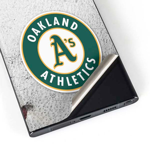 MLB Oakland Athletics Game Ball Galaxy S23 Ultra Skin