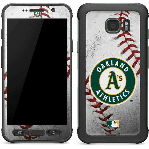 MLB Oakland Athletics Game Ball Galaxy S7 Active Skin