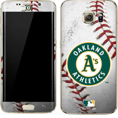 MLB Oakland Athletics Game Ball Galaxy S7 Edge Skin