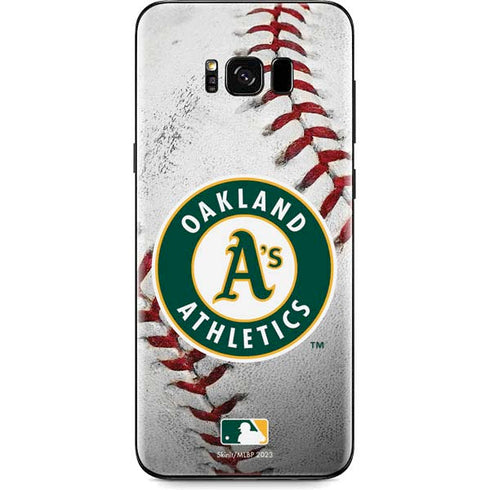 MLB Oakland Athletics Game Ball Galaxy S8 Skin