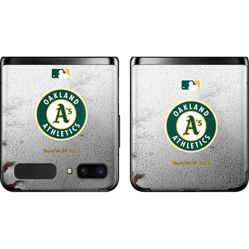 MLB Oakland Athletics Game Ball Galaxy Z Flip Skin