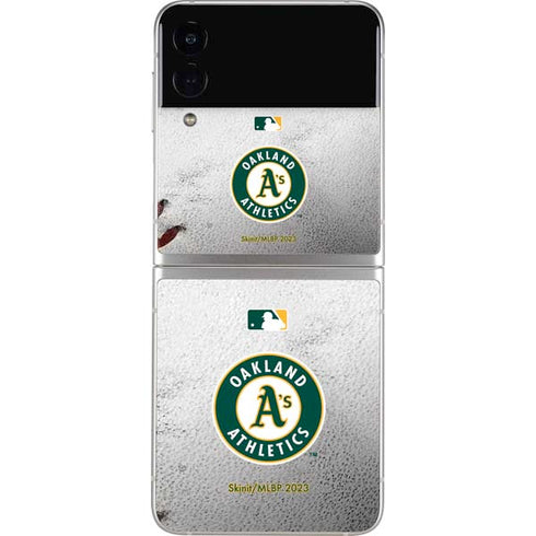 MLB Oakland Athletics Game Ball Galaxy Z Flip4 5G Skin