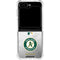 MLB Oakland Athletics Game Ball Galaxy Z Flip5 5G Clear Case