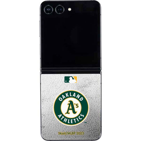 MLB Oakland Athletics Game Ball Galaxy Z Flip5 5G Skin