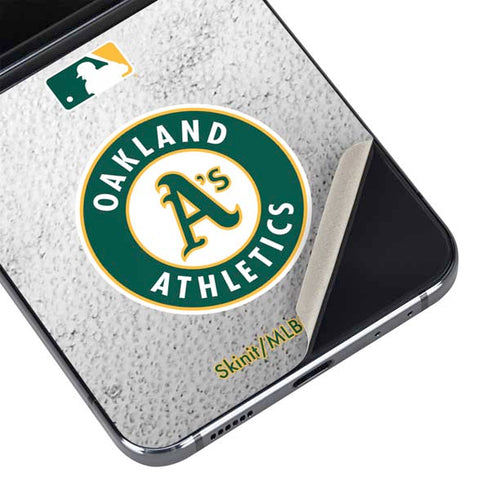 MLB Oakland Athletics Game Ball Galaxy Z Flip5 5G Skin