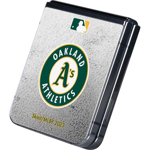 MLB Oakland Athletics Game Ball Galaxy Z Flip5 5G Skin