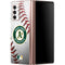 MLB Oakland Athletics Game Ball Galaxy Z Fold2 5G Skin