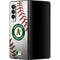 MLB Oakland Athletics Game Ball Galaxy Z Fold3 5G Skin