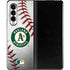 MLB Oakland Athletics Game Ball Galaxy Z Fold3 5G Skin
