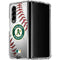 MLB Oakland Athletics Game Ball Galaxy Z Fold4 5G Clear Case