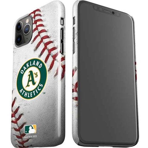 MLB Oakland Athletics Game Ball iPhone 11 Pro Lite Case