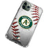 MLB Oakland Athletics Game Ball iPhone 11 Pro Max Clear Case