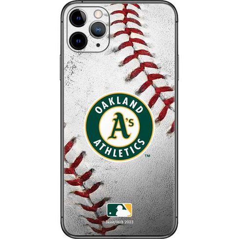 MLB Oakland Athletics Game Ball iPhone 11 Pro Max Skin