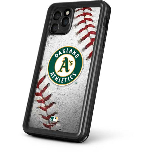 MLB Oakland Athletics Game Ball iPhone 11 Pro Max Waterproof Case