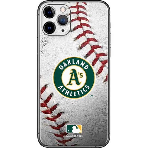 MLB Oakland Athletics Game Ball iPhone 11 Pro Skin