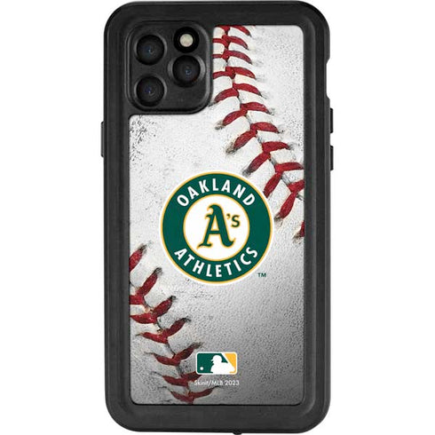 MLB Oakland Athletics Game Ball iPhone 11 Pro Waterproof Case