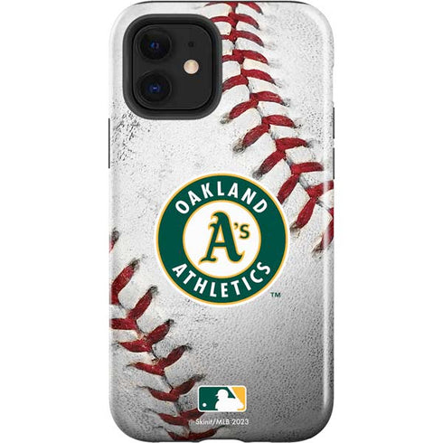 MLB Oakland Athletics Game Ball iPhone 12 Impact Case