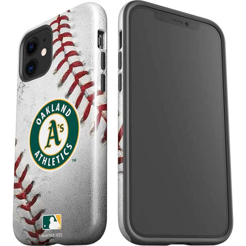 MLB Oakland Athletics Game Ball iPhone 12 Impact Case
