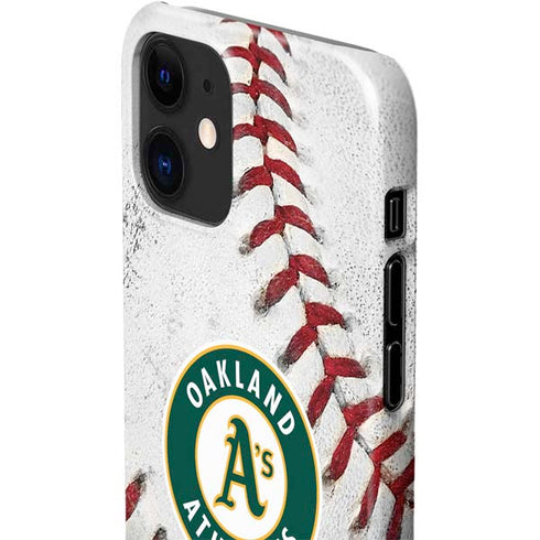 MLB Oakland Athletics Game Ball iPhone 12 Mini Lite Case