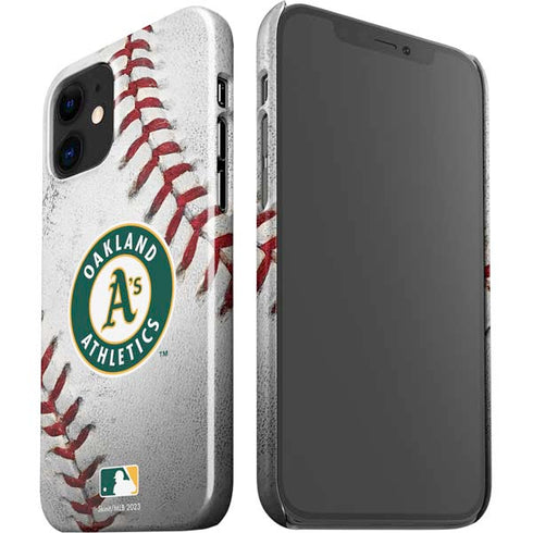 MLB Oakland Athletics Game Ball iPhone 12 Mini Lite Case