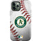 MLB Oakland Athletics Game Ball iPhone 12 Pro Impact Case