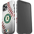 MLB Oakland Athletics Game Ball iPhone 12 Pro Impact Case