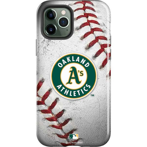MLB Oakland Athletics Game Ball iPhone 12 Pro Max Impact Case