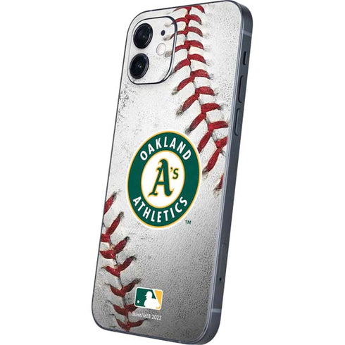 MLB Oakland Athletics Game Ball iPhone 12 Skin