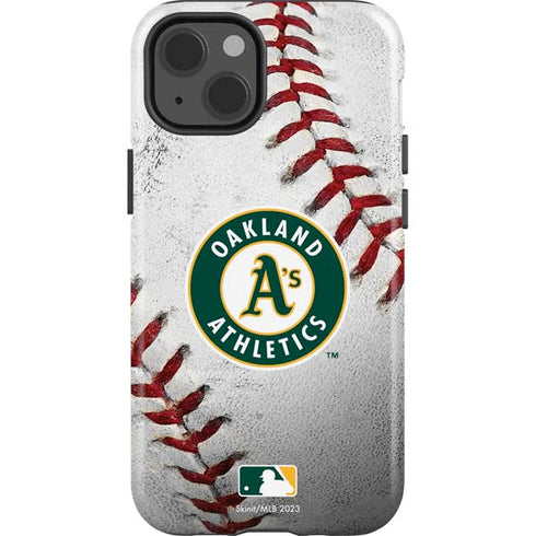 MLB Oakland Athletics Game Ball iPhone 13 Impact Case
