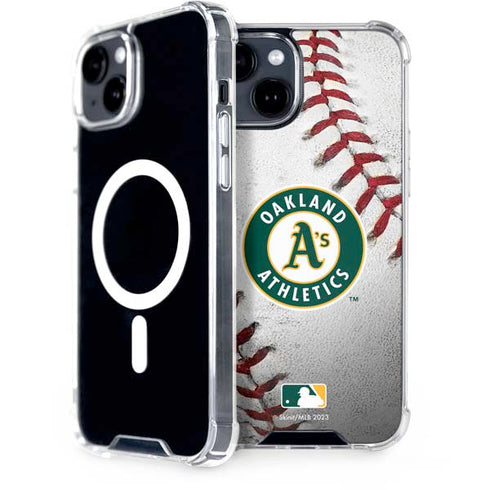 MLB Oakland Athletics Game Ball iPhone 13 MagSafe Case