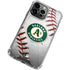 MLB Oakland Athletics Game Ball iPhone 13 Pro Clear Case