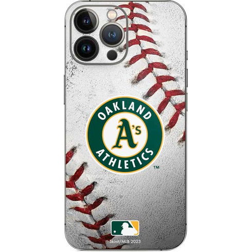 MLB Oakland Athletics Game Ball iPhone 13 Pro Max Skin
