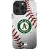 MLB Oakland Athletics Game Ball iPhone 14 Pro Impact Case
