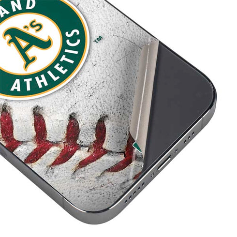 MLB Oakland Athletics Game Ball iPhone 14 Pro Max Skin